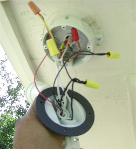 round junction box outdoor for flood light|how to wire flood light outlet.